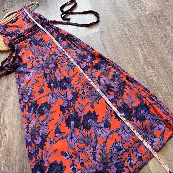 Anthropologie maeve macie floral printed maxi dress women’s size 2 - Picture 3 of 9